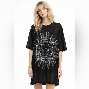 “Dive Into the Cosmos” Mesh Tee by Divided